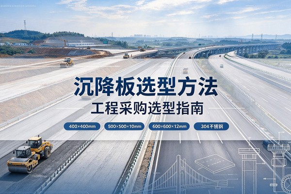 葫芦岛沉降板选择方法