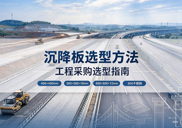 葫芦岛沉降板选择方法